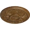Ekena Millwork Edinburgh Ceiling Medallion (Fits Canopies up to 5 1/4"), 18"OD x 1 3/4"P, Smokey Topaz Crackle CM18EDSTC - alternate 3